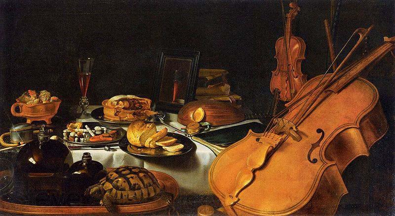 unknow artist Still-Life with Musical Instruments Germany oil painting art